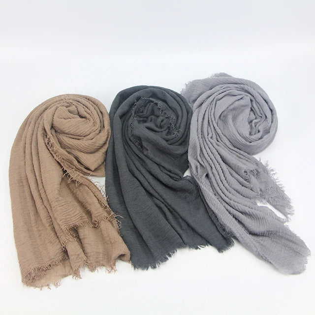 Cotton Crinkle - Burgundy  image 3