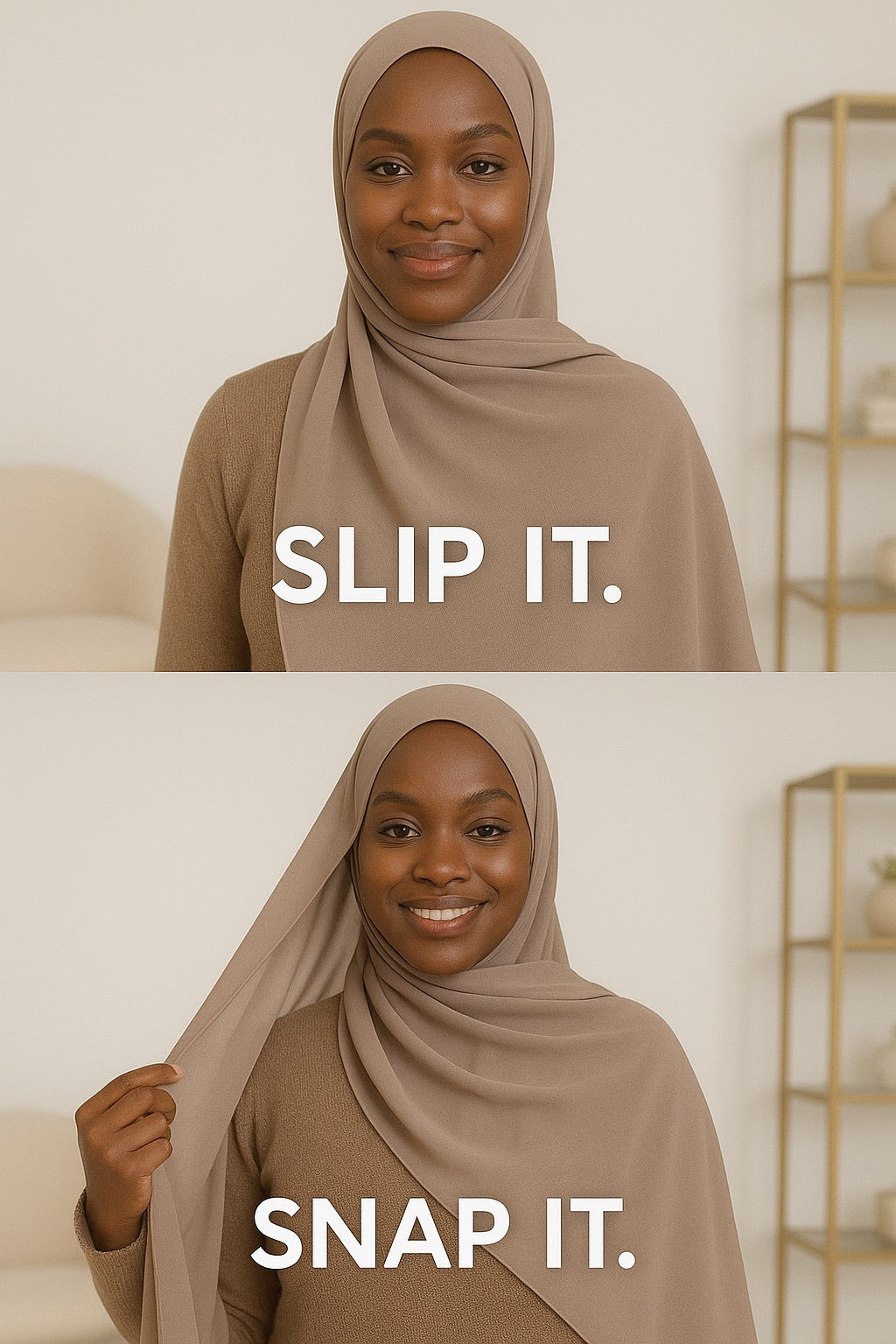 3-in-1 Chiffon Hijab image 4