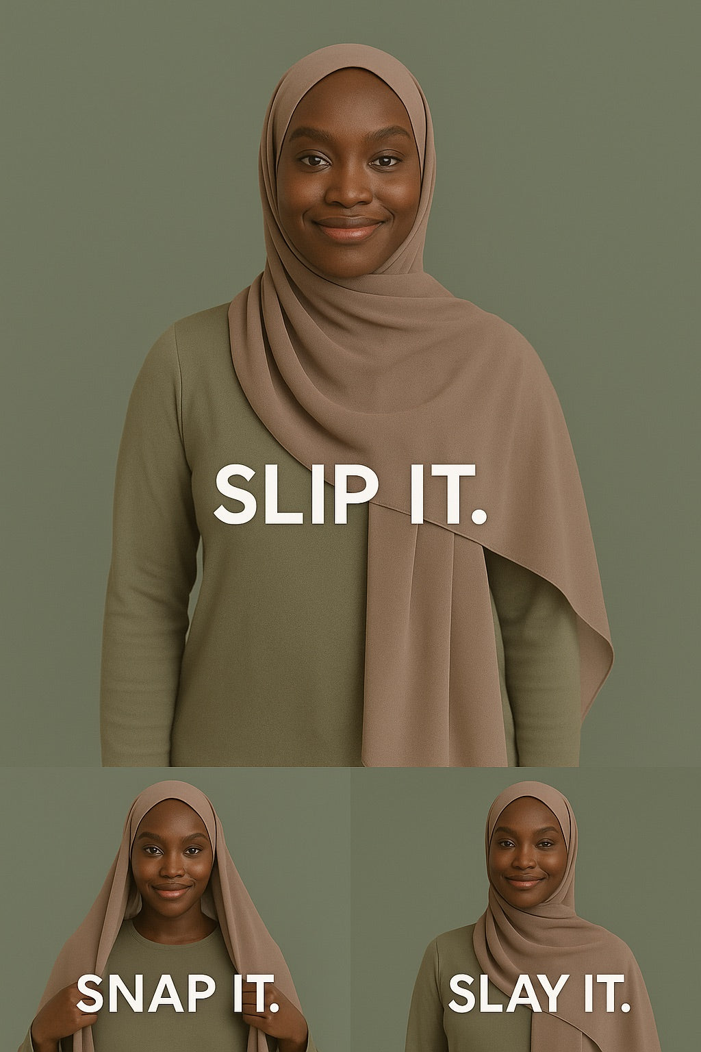 3-in-1 Chiffon Hijab image 6