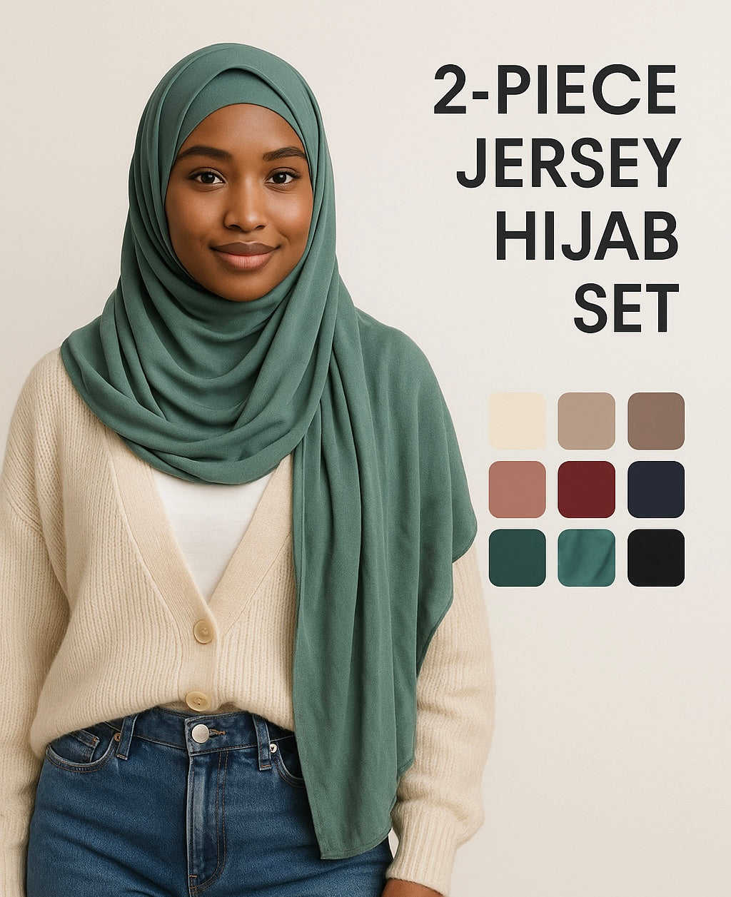 Jersey Hijab + Undercap Combo image 0